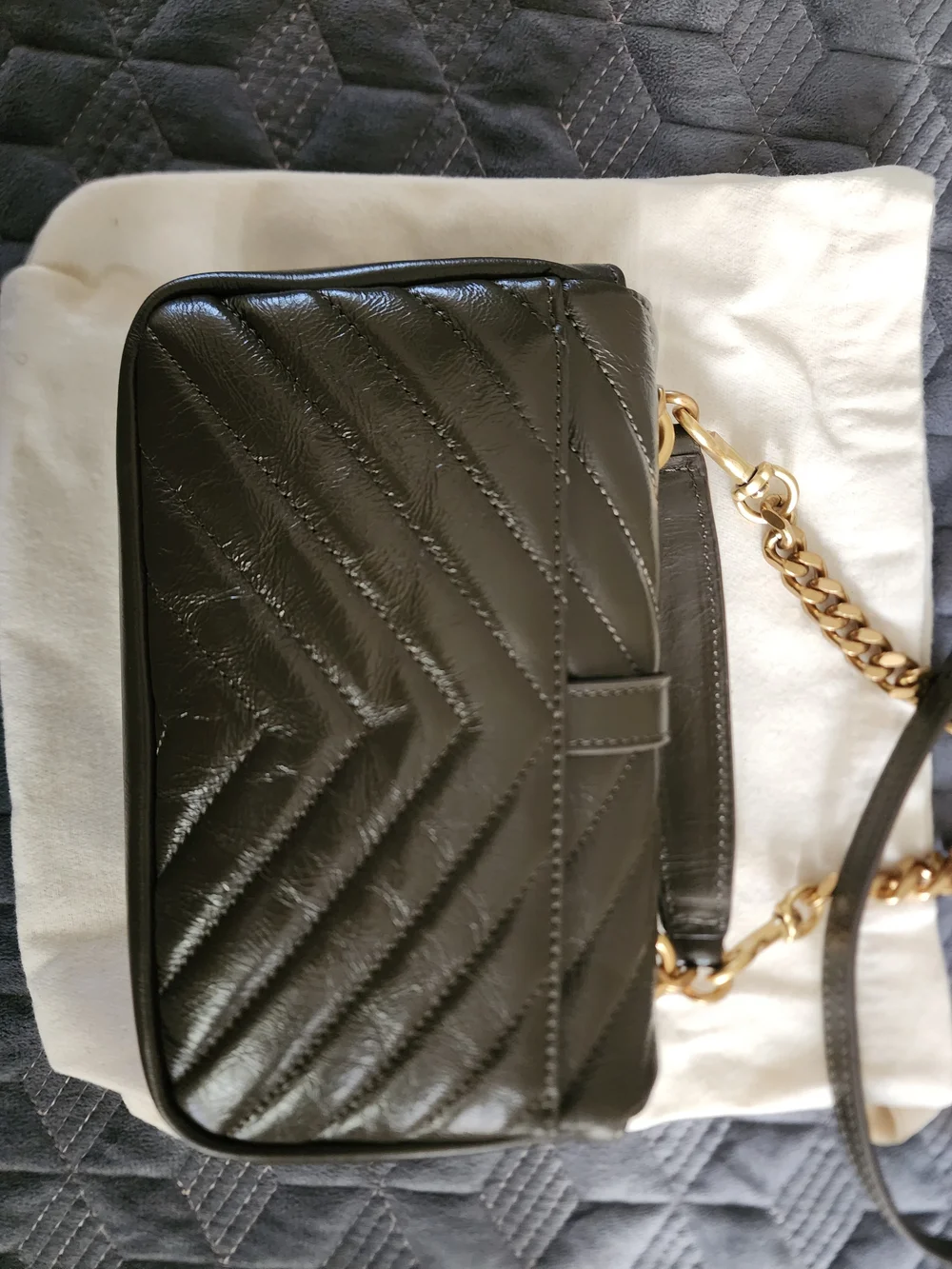 ‼️ON SALE‼️Authentic NEW Saint Laurent Mini College Chain Bag.